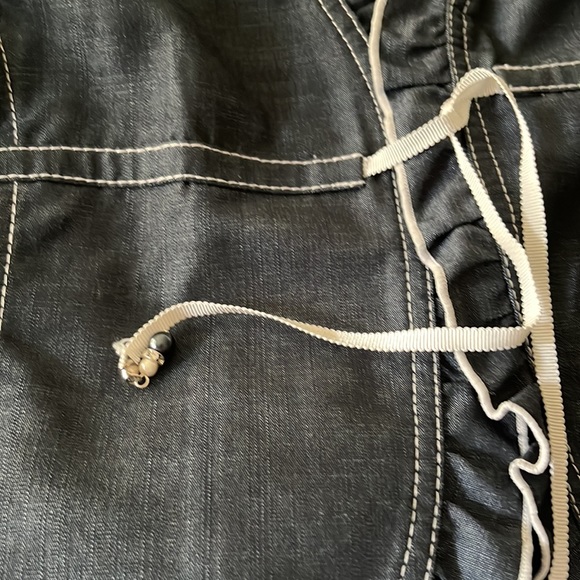 Ruffle soft jean jacket - Picture 4 of 4